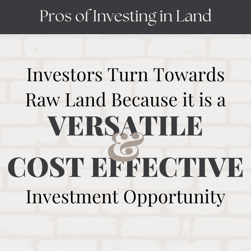 Investing in Land Pros and Cons Pros