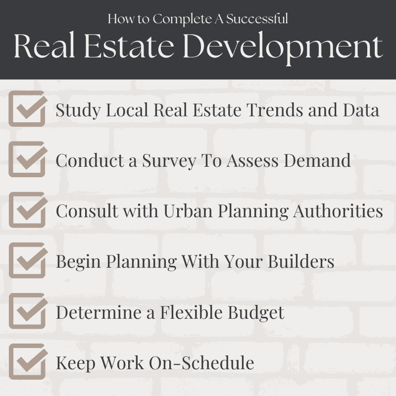 A Checklist To Ensure You Complete a Successful Real Estate Development